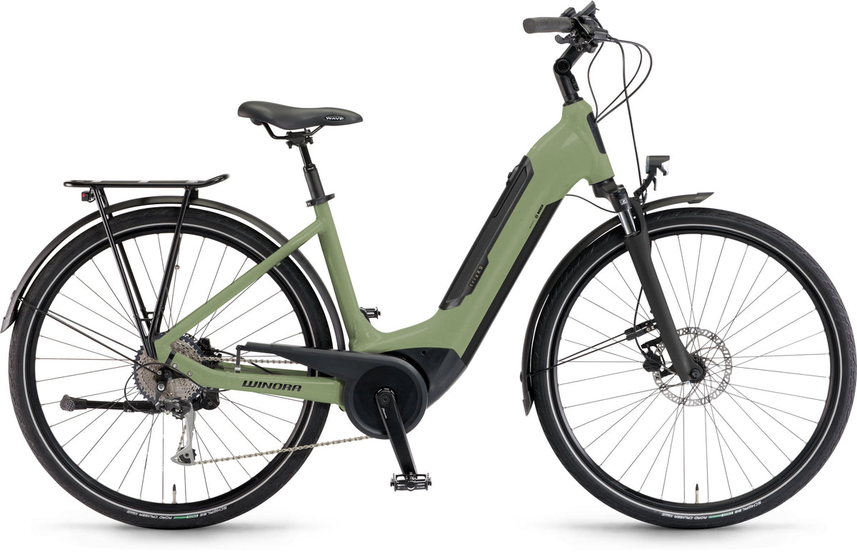 Vélo ville électrique Winora tria x9 low peppermint