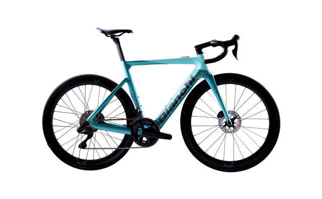 Vélo route électrique Bianchi e-oltre - mahle x30 250 wh - 105 2x12sp