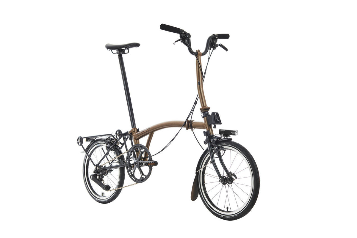 Vélo pliant Brompton p line explore with roller frame - 12 vitesses
