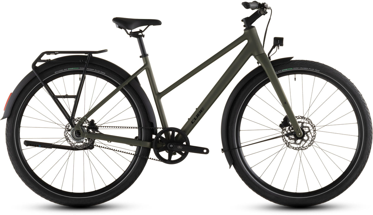 Vélo ville Cube editor one fe trapeze reedgreen´n´black