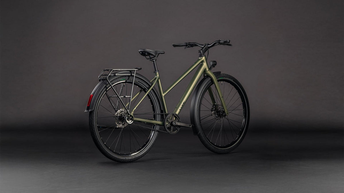 Vélo ville Cube editor one fe trapeze reedgreen´n´black