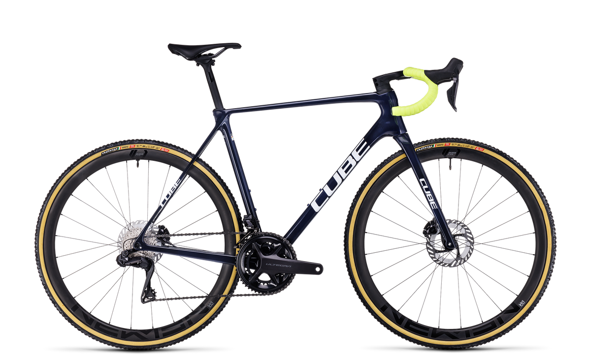 Vélo cyclo-cross Cube cross race c:68x te liquidblue´n´flashyellow