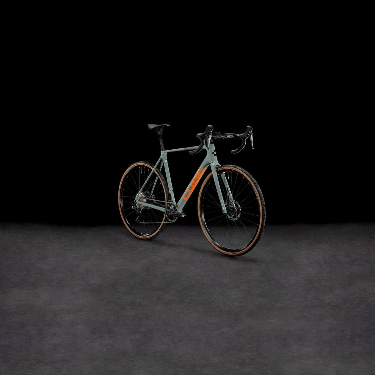 Vélo cyclo-cross Cube cross race c:62 pro swampgrey 'n' orange