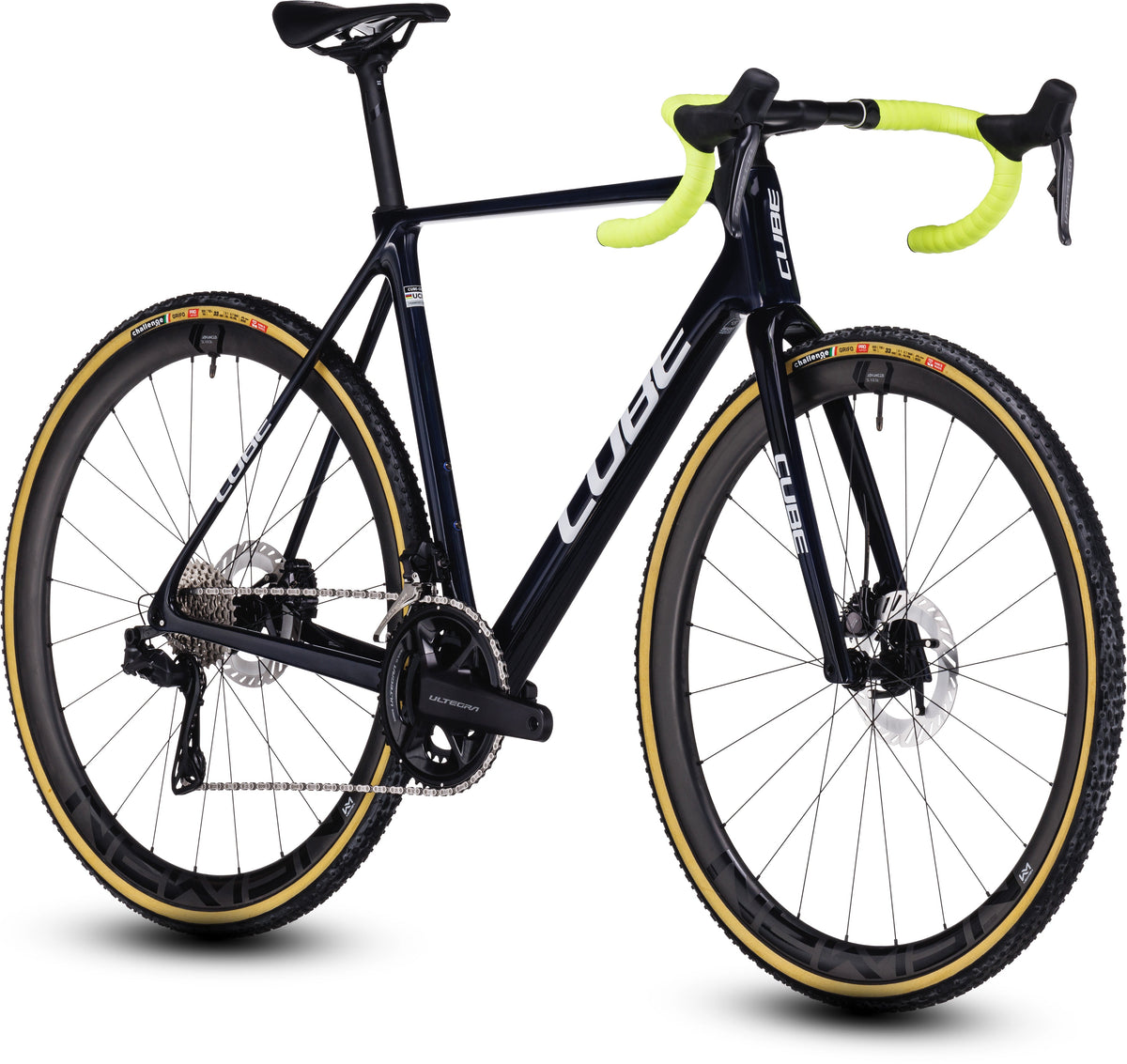 Vélo cyclo-cross Cube cross race c:68x te liquidblue´n´flashyellow