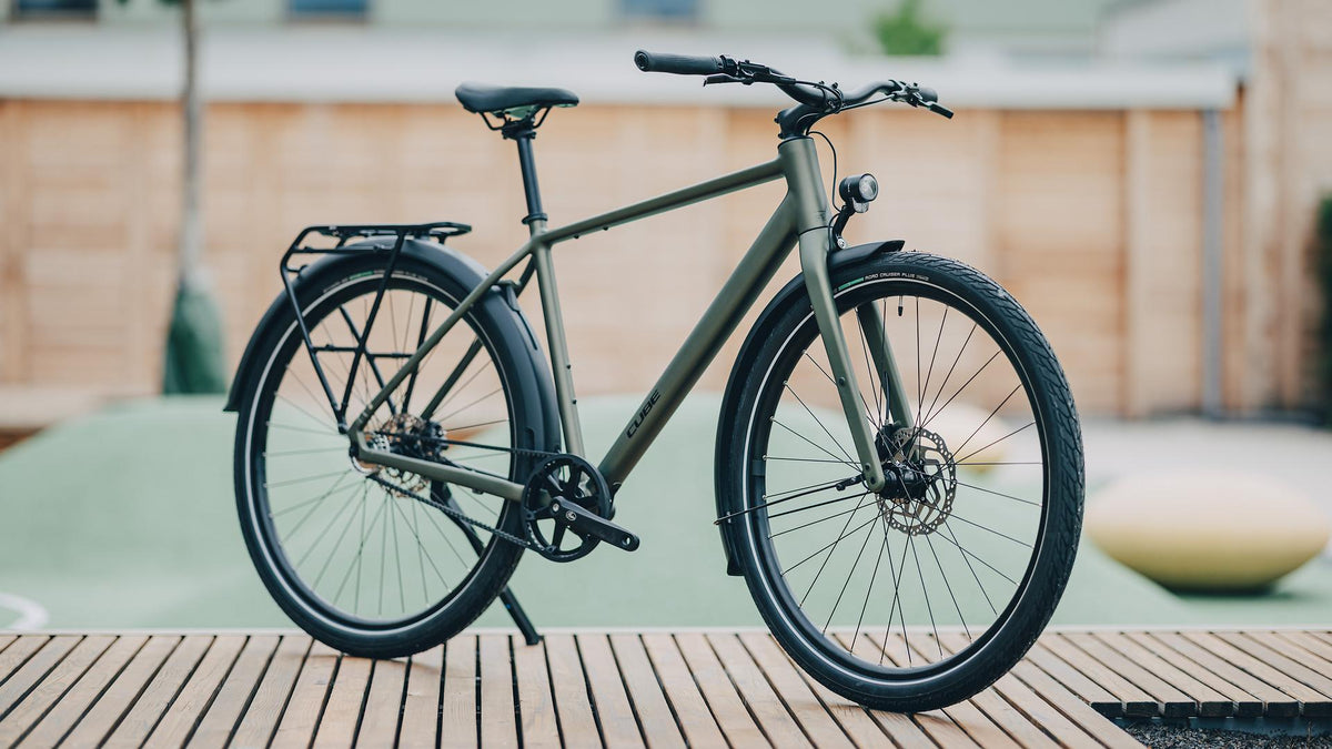 Vélo ville Cube editor one fe reedgreen´n´black
