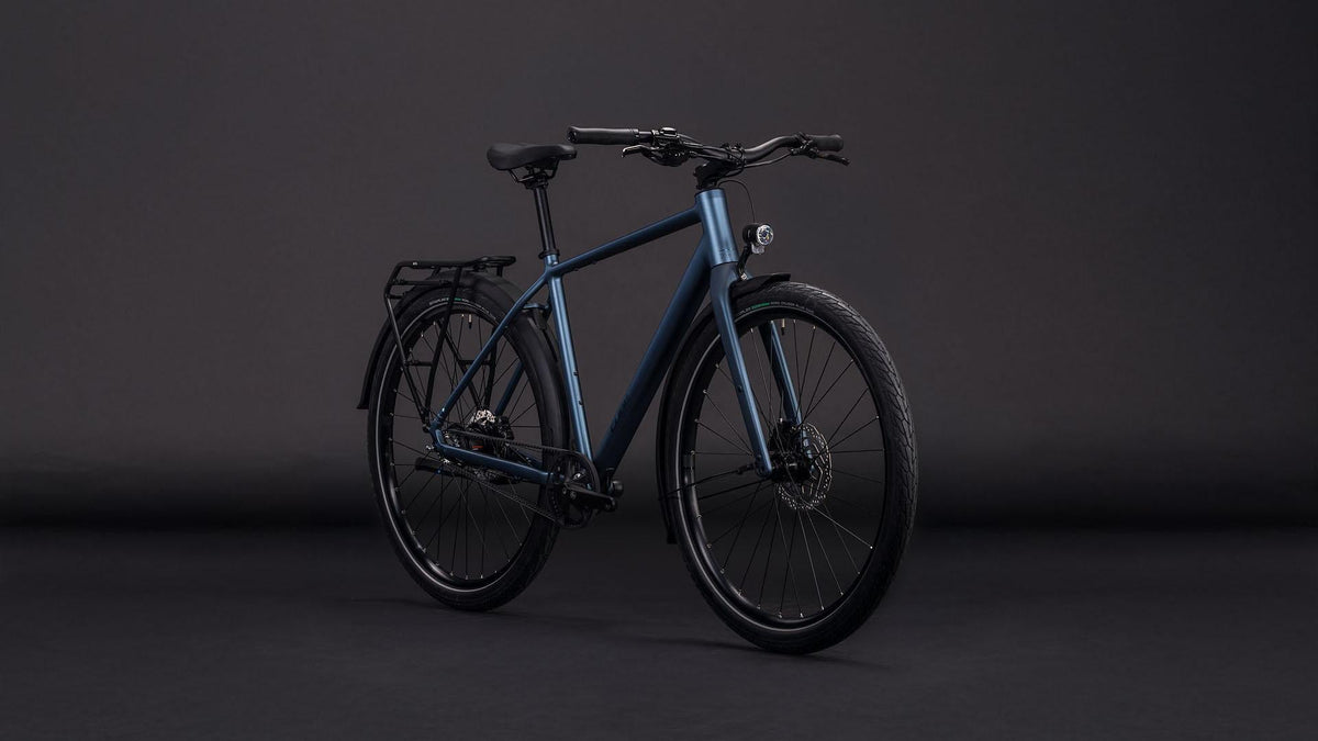 Vélo ville Cube editor pro fe mineralblue´n´chrome