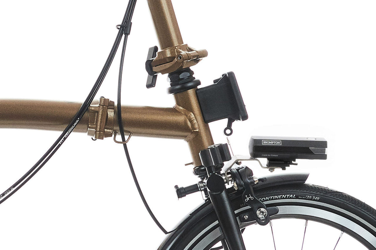 Vélo pliant Brompton p line explore with roller frame - 12 vitesses