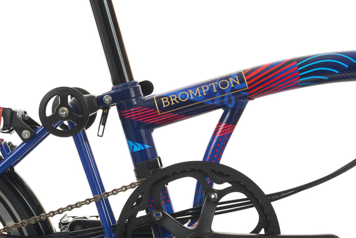 Vélo pliant Brompton paris edition p line