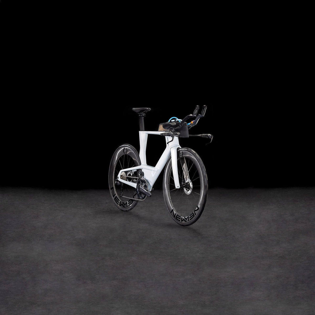 Vélo triathlon Cube aerium race foggrey´n´white