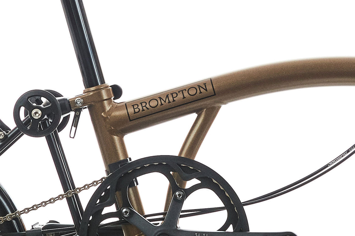 Vélo pliant Brompton p line explore with roller frame - 12 vitesses