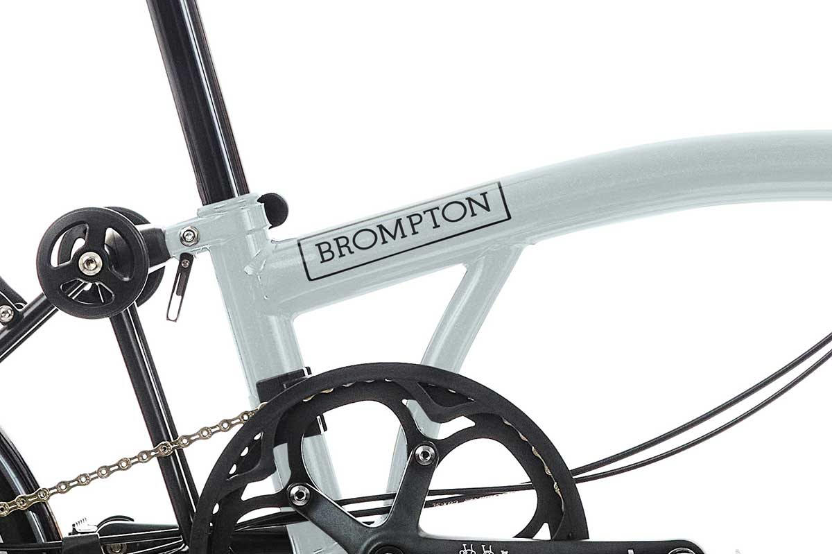 Vélo pliant Brompton p line urban with roller frame - 4 vitesses