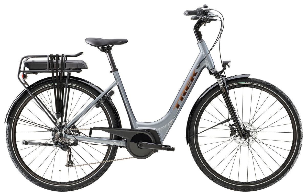 Vélo ville électrique Trek verve+ 1 lowstep 500 wh