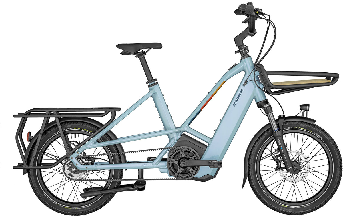 Vélo cargo électrique longtail Bergamont hans-e lt