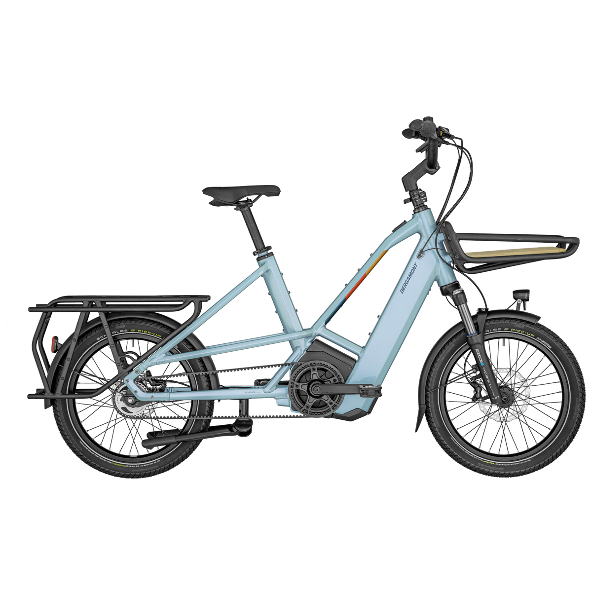 Vélo cargo électrique longtail Bergamont hans-e lt