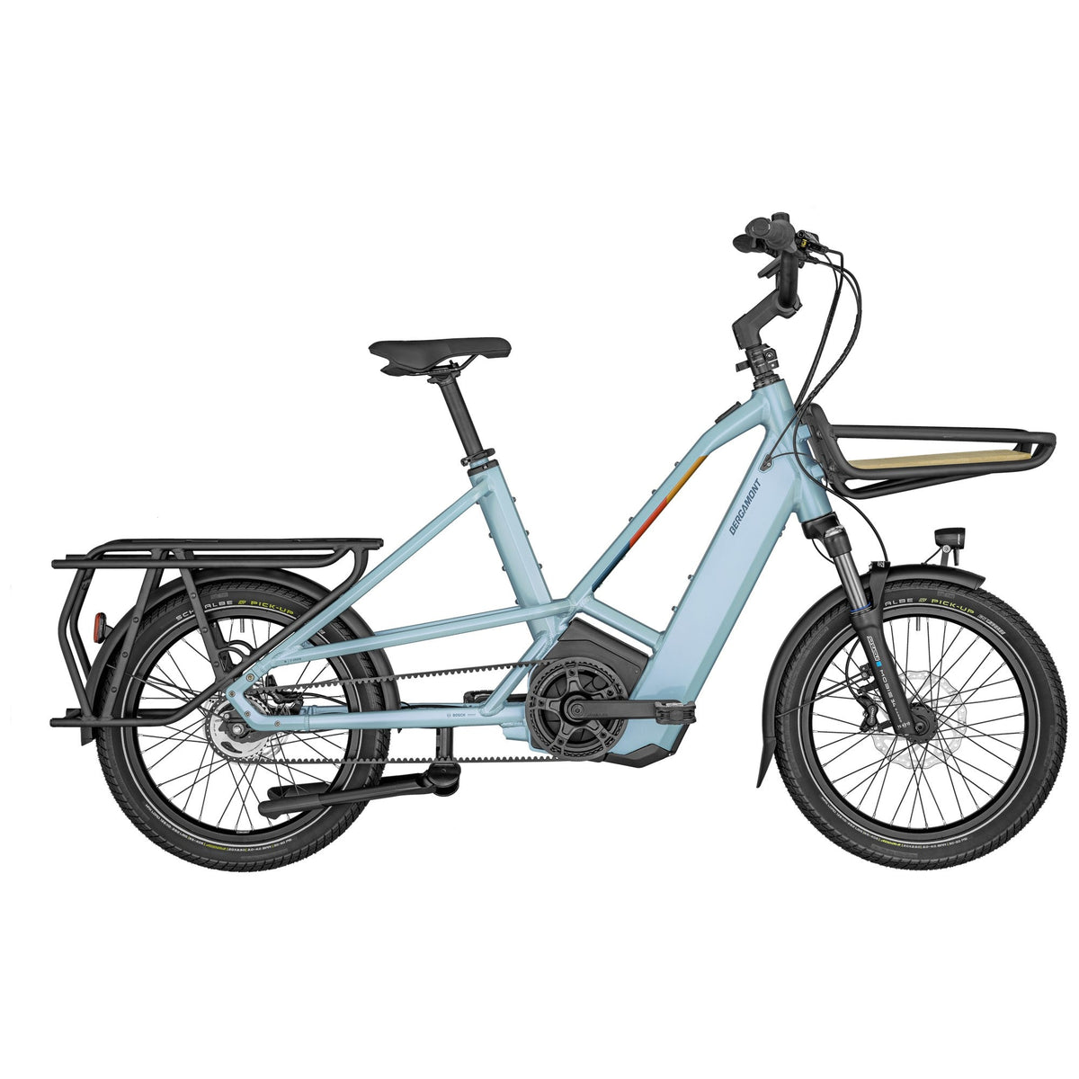 Vélo cargo électrique longtail Bergamont hans-e lt