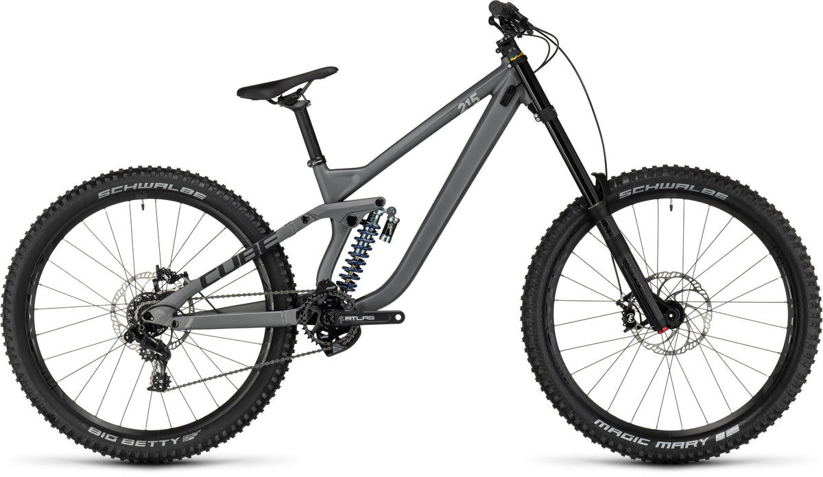 Vtt dh Cube two15 pro 27.5 grey´n´black