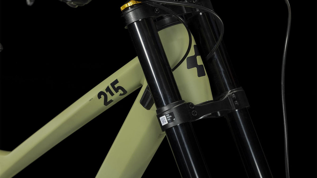 Vtt dh Cube two15 race 27.5 lightolive´n´black