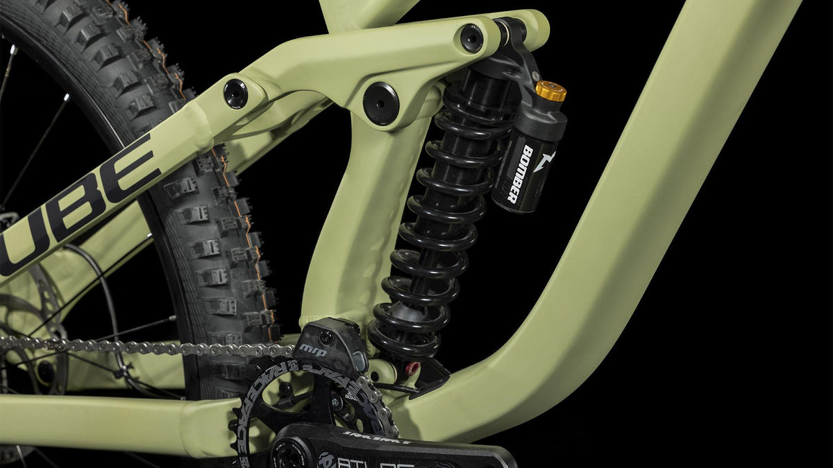 Vtt dh Cube two15 race 27.5 lightolive´n´black