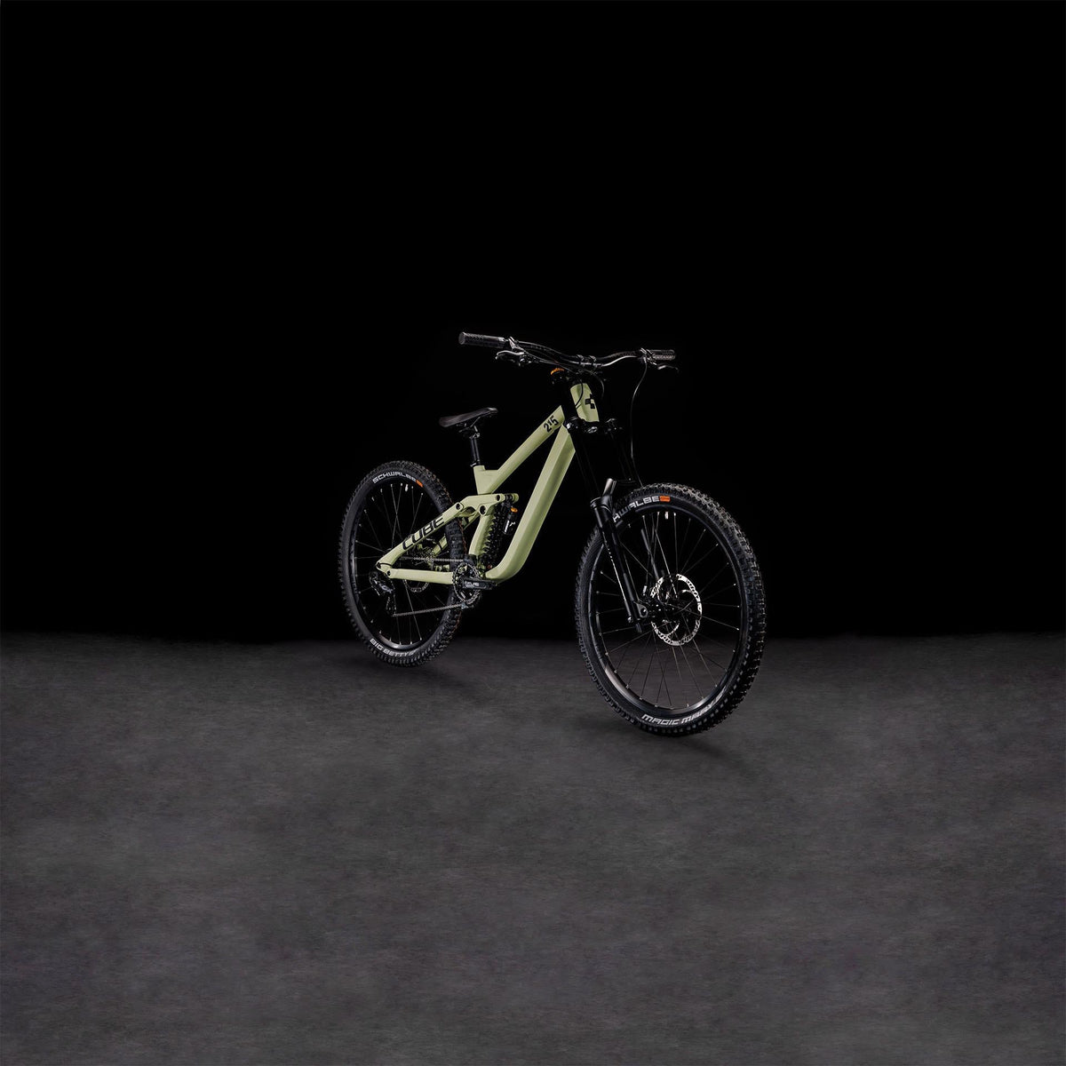 Vtt dh Cube two15 race 27.5 lightolive´n´black