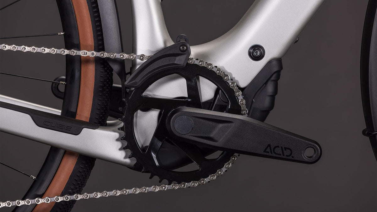 Vélo gravel électrique Cube nulane hybrid c:62 race 400x fe sleekgrey´n´prism
