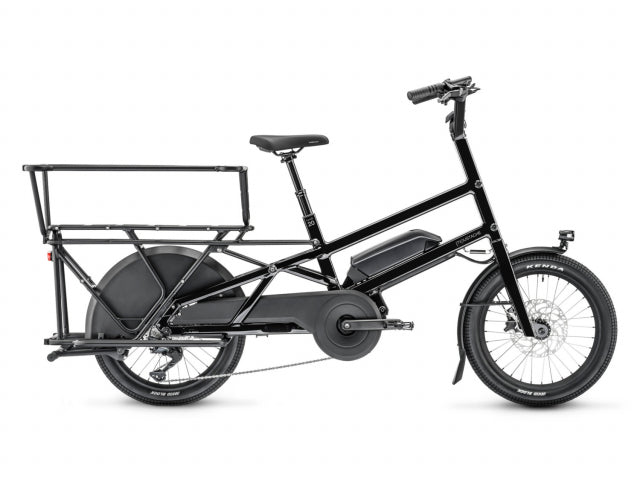 Vélo cargo électrique longtail Moustache lundi 20.3 équipé